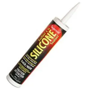 212 MAIN Imperial Manufacturing KK0203 Clear Silicone Sealant, 10.3 Oz, Multipurpose Use for Home Improvement, Roofing & Flooring, Waterproof