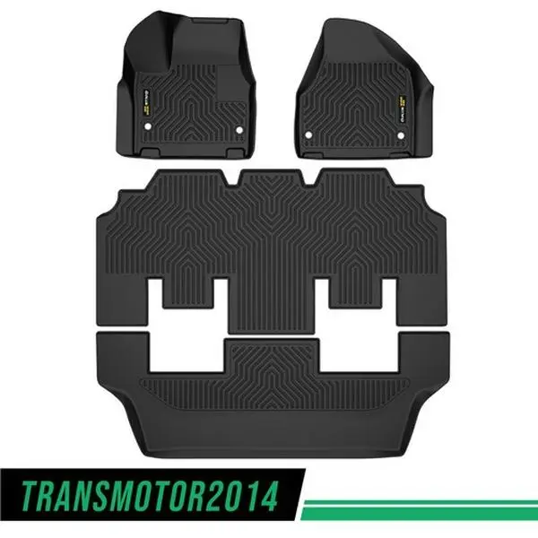 G-PLUS Motor Interior Fit For 2017-2025 Chrysler Pacifica All Weather TPE Floor Mats Protection Liners