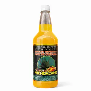 Maguey Juice - Jugo De Maguey Michoacano con Raíz de Cúrcuma Tarasco 1 Litro 33.3Fl Oz 100% Natural Beverage