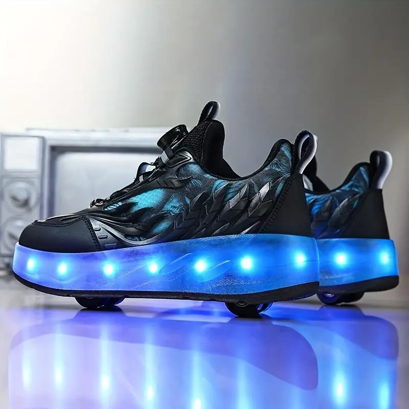 ComfyDetachableWheelSkateFashionRollerShoesWithRotatingBuckleForOutdoor ComfyDetachableWheelSkateFashionRollerShoesWithRotatingBuckleForOutdoor