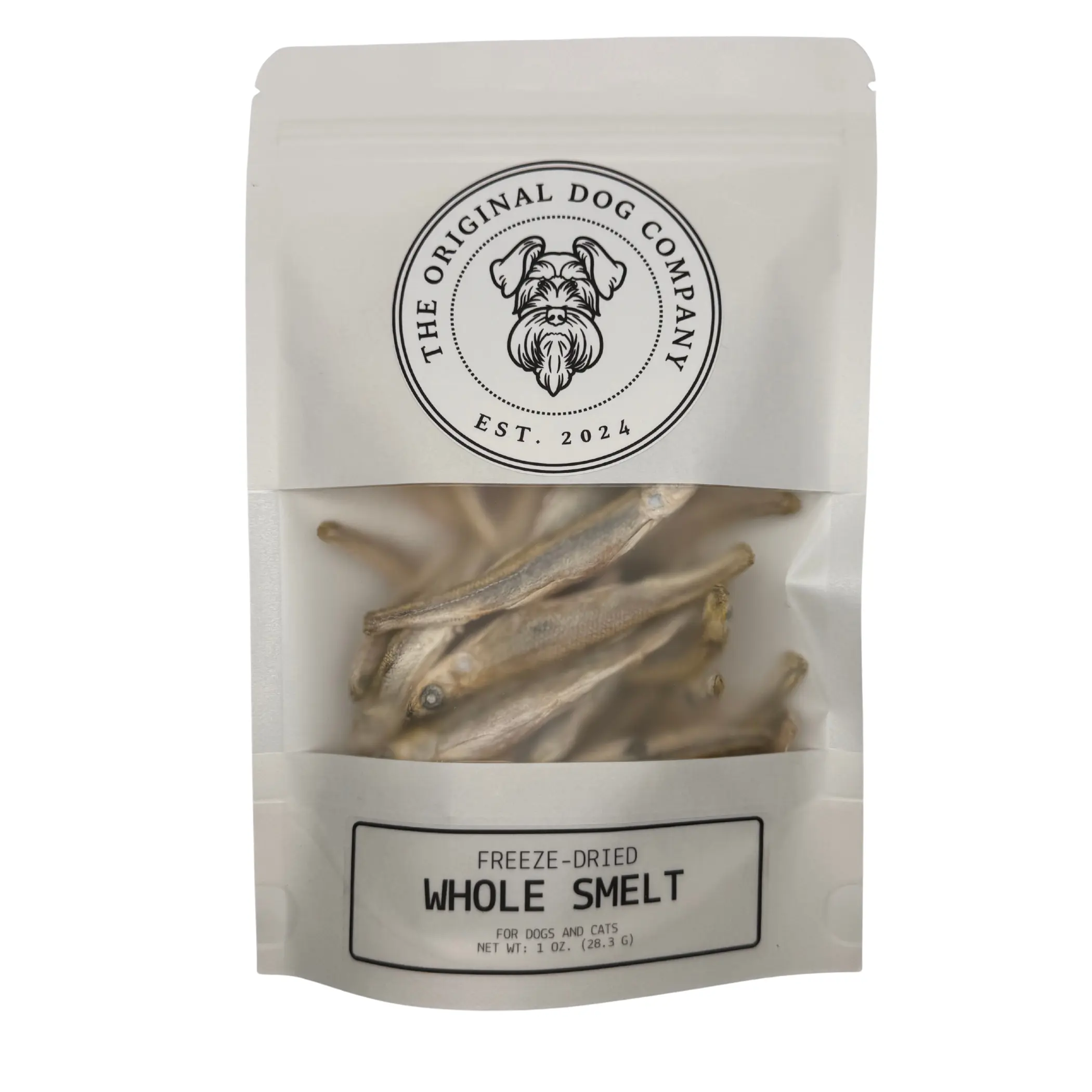 Freeze-Dried Whole Smelt for Dogs & Cats | Single_Ingredient Natural Fish Omega-3 Rich Fish Treat
