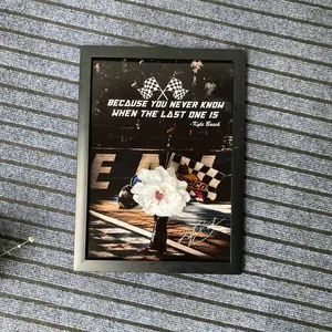 Racing Poster No Frame, Stock Car Racing Wall Art, Inspired Poster