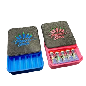 Coolpeps Pepper Stash - Storage Slide Box - 10x3ml Durable Polyethylene Plastic Durable Solid Plastic