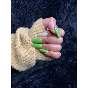 "Key Lime" press-ons