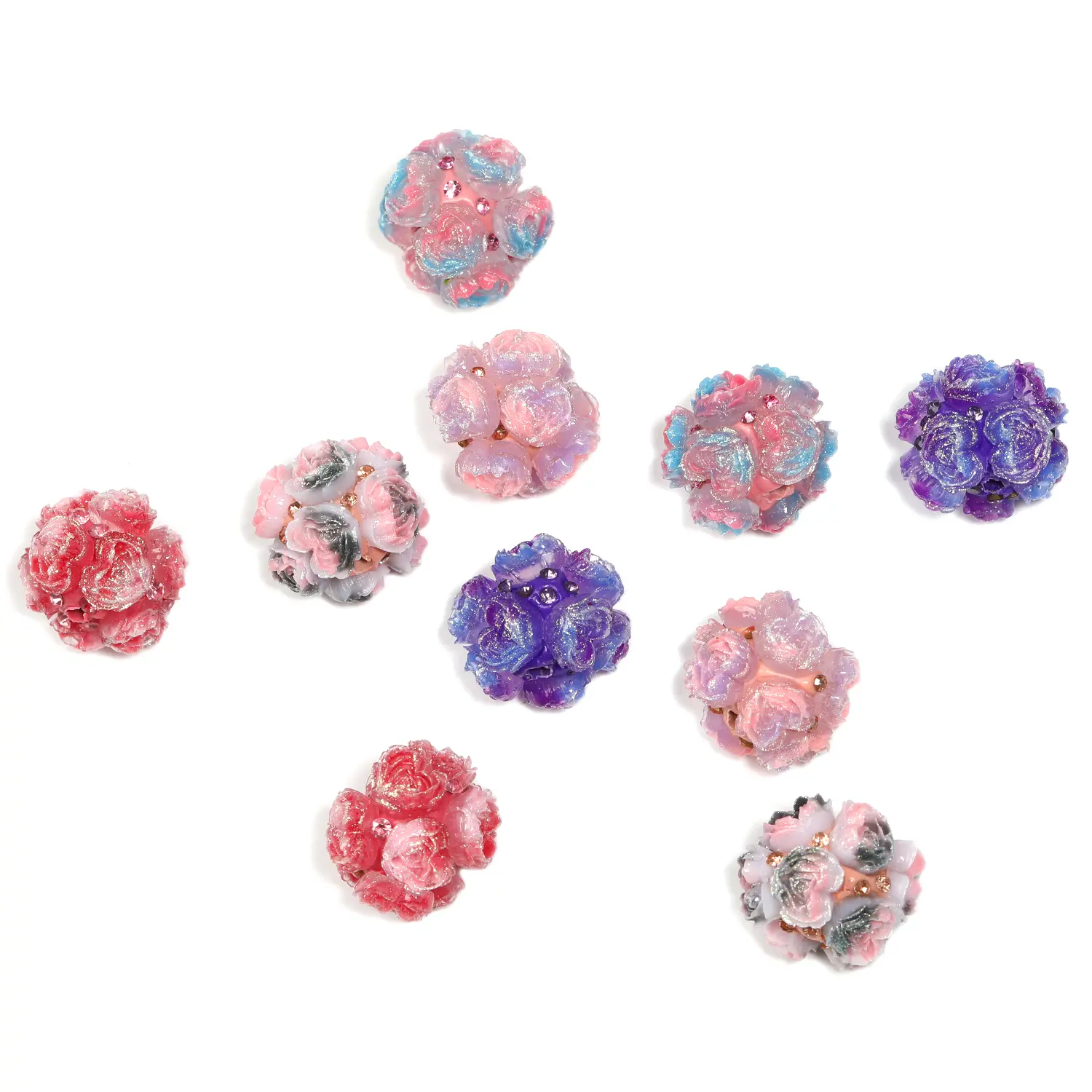 ZY2098012 10PCS Love Flower Ball