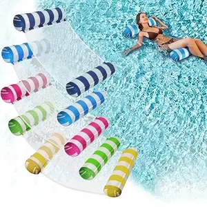 5 Pack Upgraded XL Striped Pool Floats! 4-in-1 Multi-Purpose Water Hammock, Saddle, Lounge Chair & Drifter. Premium Non-Stick PVC Material ensures ultimate comfort. Perfect summer water toys for adults & family pool parties! ️️