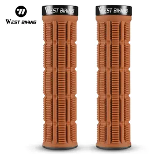 WEST BIKING Bicycle Handle Bar Grips. MTB Soft Non-slip Shock Absorption Anti-skid Grip, Cycling Riding Handlebar Grips Bike Grip