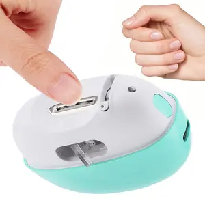 2-In-1 Electric Nail Clipper For Baby & Adult With Storage LED Long Battery Festival Gift