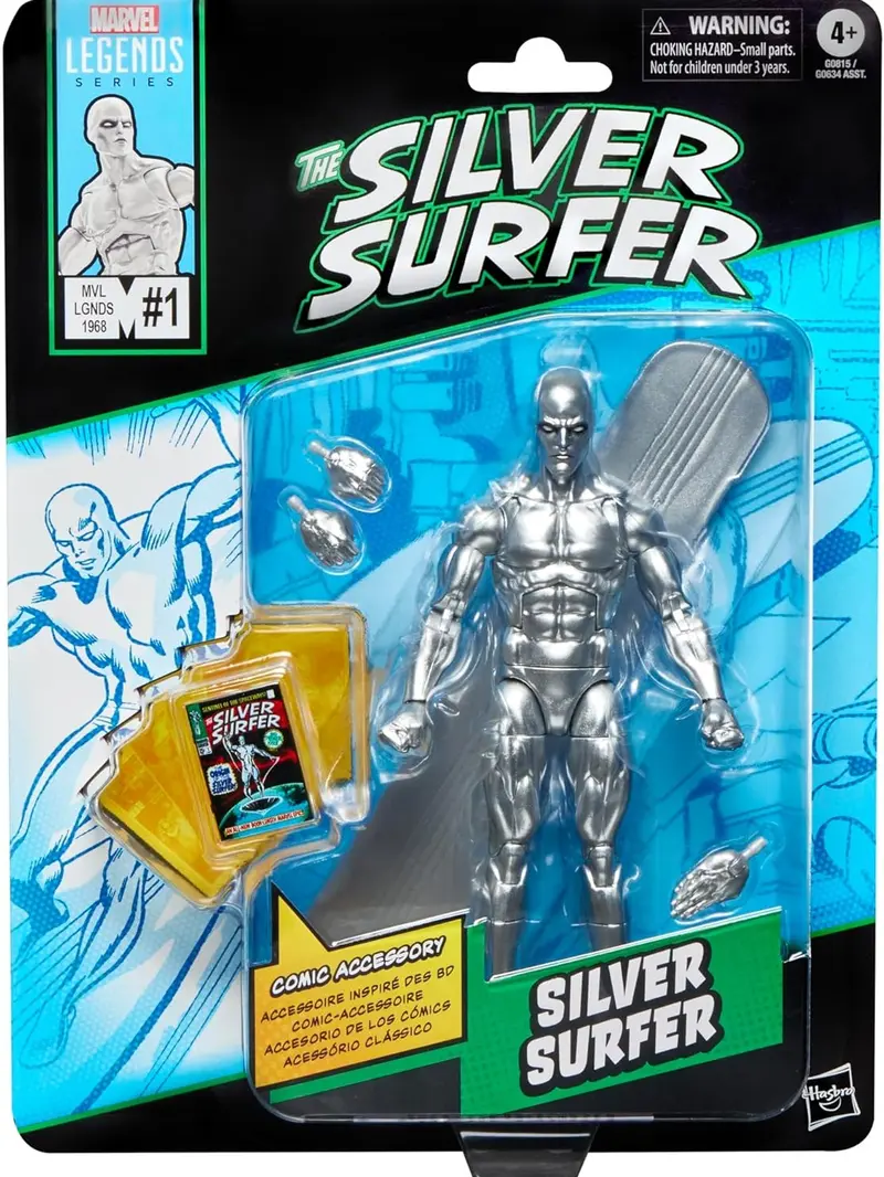 Fantastic Four Marvel Legends Series Silver Surfer 6-Inch Action Figure