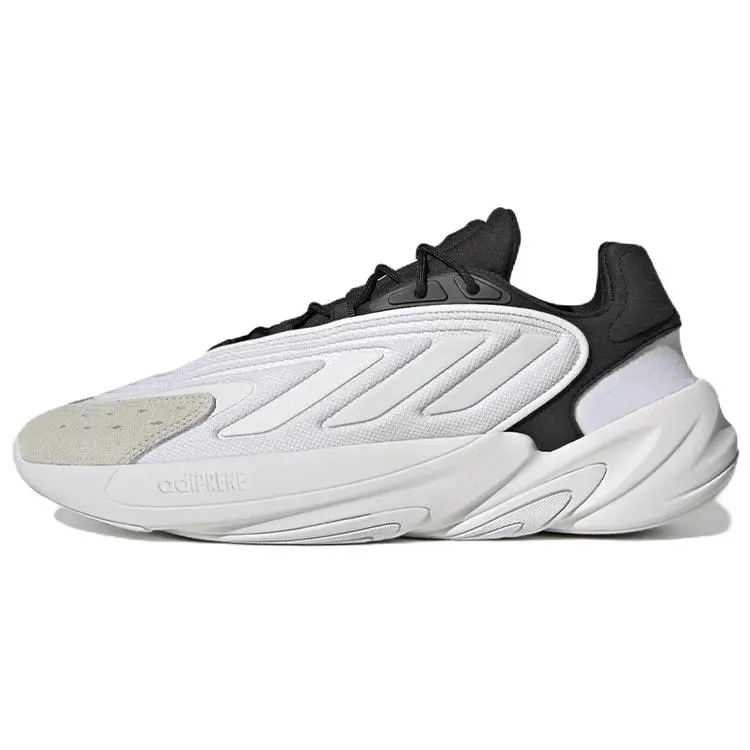 Adidas Ozelia Retro Leather Running Shoe - White Black Sneaker, Casual, Unisex, Retro Look, Runs Large, Retro Runners