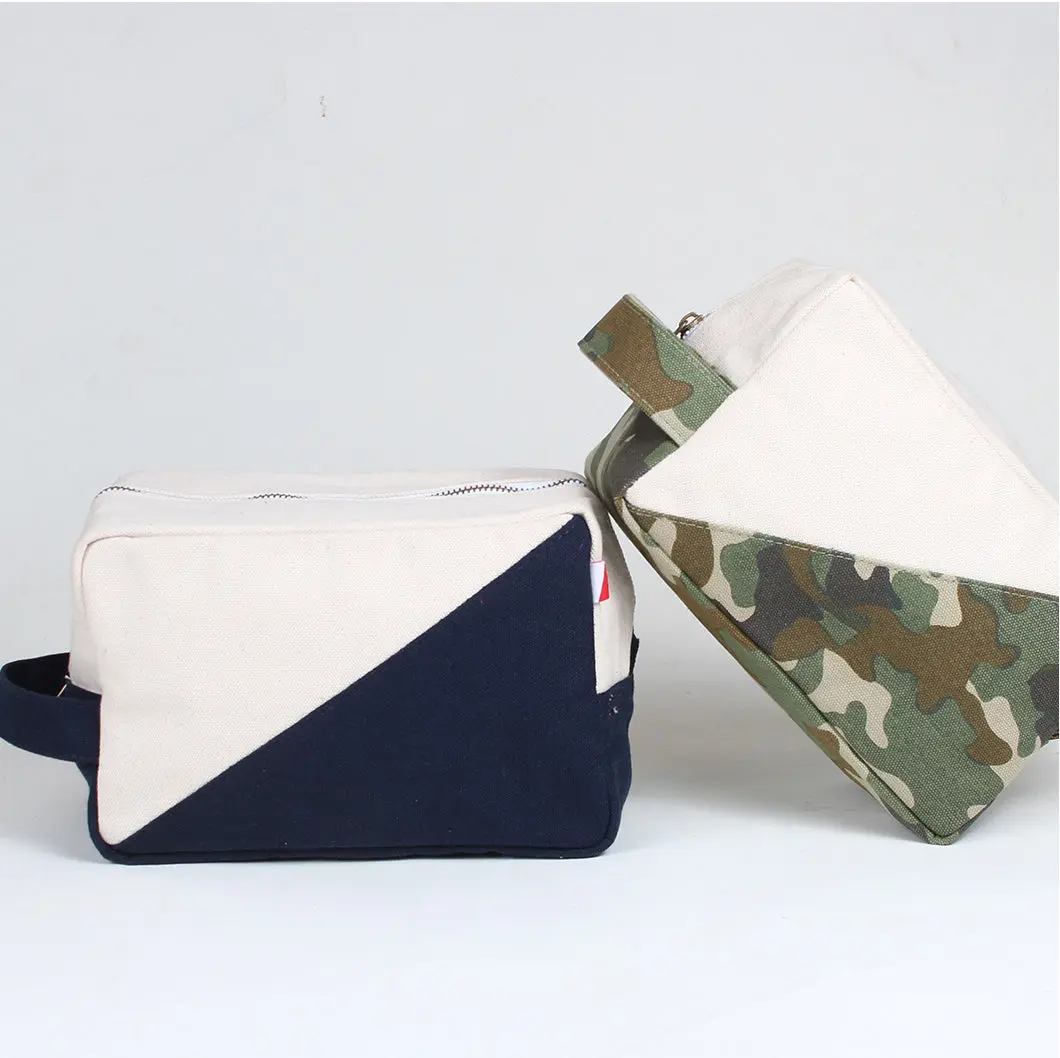 Contemporary Travel Accessories Canvas Toiletry Dopp Kit 