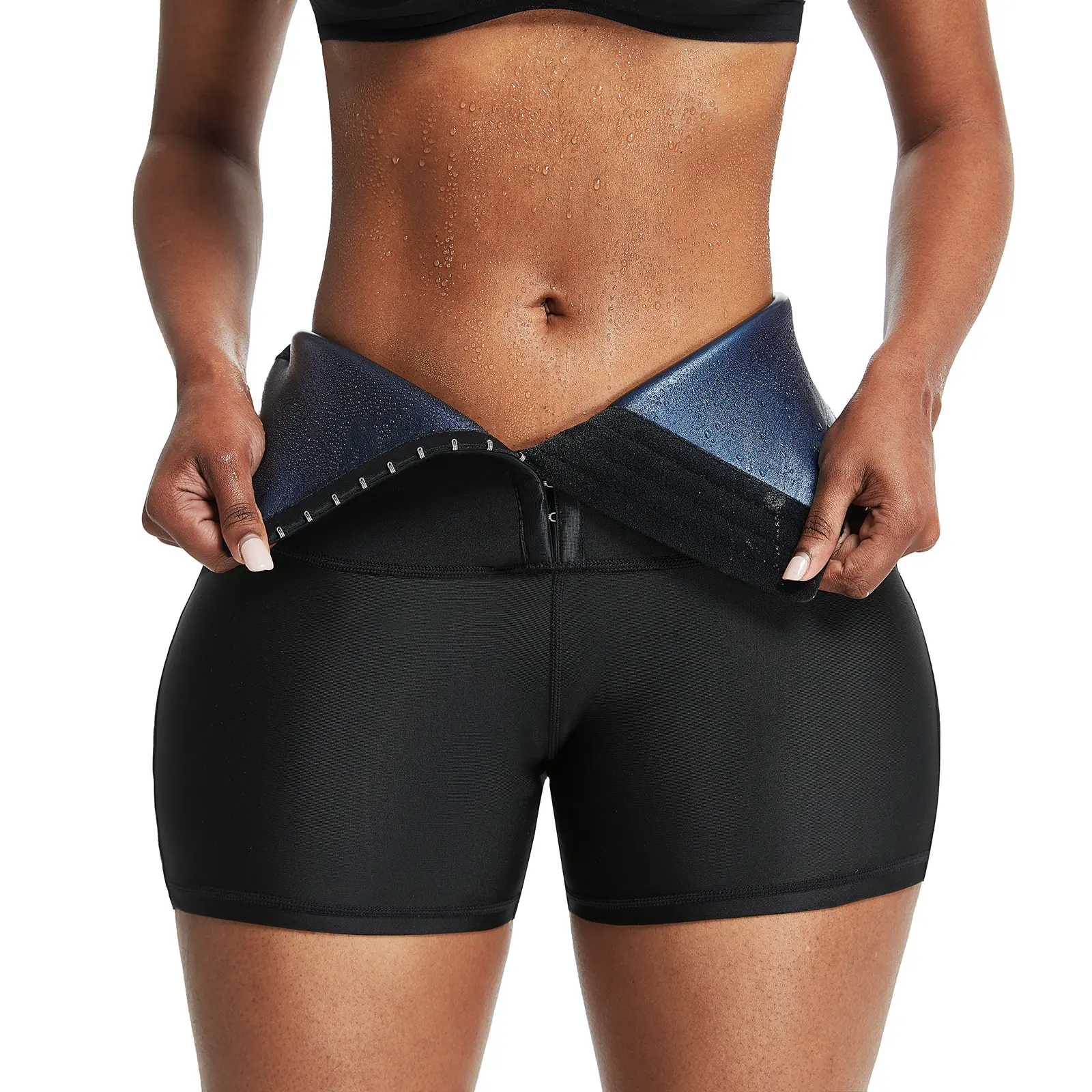 Enhance Your Beauty High Waisted Neoprene Shorts