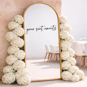 Your Seat Awaits Vinyl Decal Wedding Sign Wedding Seating Sticker Mirror Decal For Seating Please Find Your Seat Signs Wedding Decor Sign (Black, Width 17") decal sticker waterproof