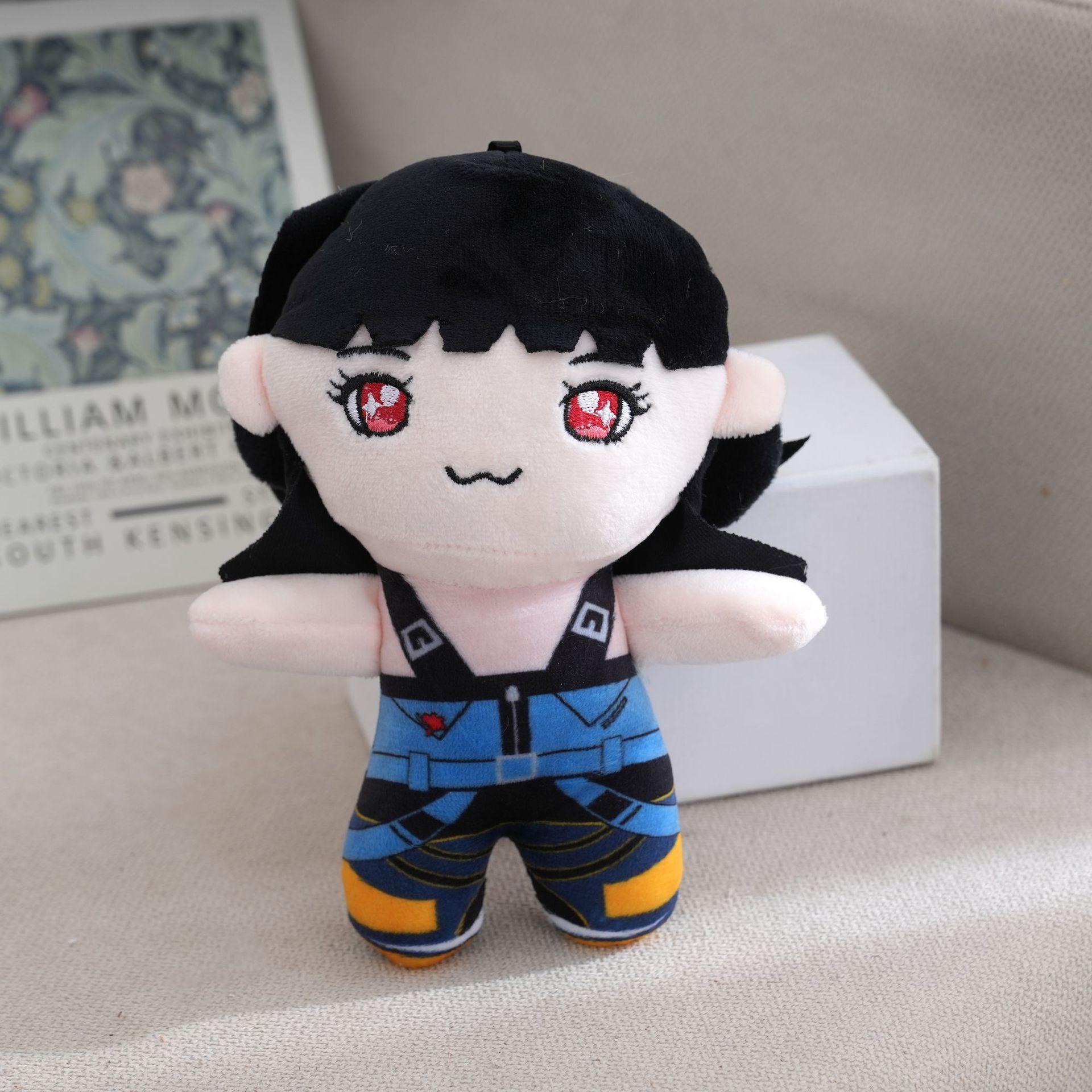 K-pop Inspired Demon Girl Plush Doll  Cute Cartoon Idol Plush Toy | Soft Collectible Gift K-pop
