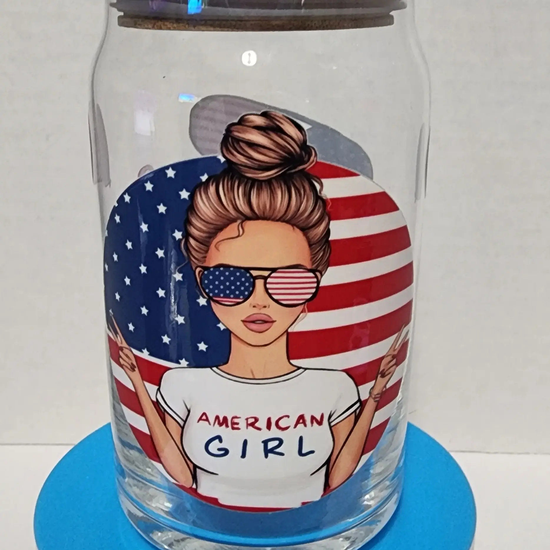American Girl 12oz Libby Glass