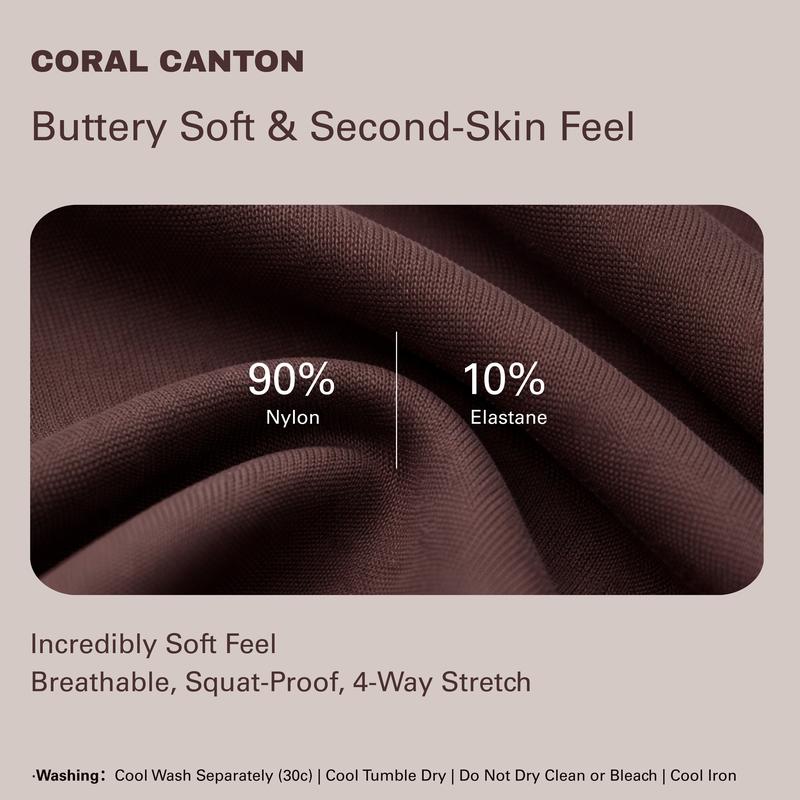 Coral Canton High Waisted Seamless Impact Leggings