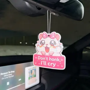 Car Scent Hamster Chocolate Scented Air Freshener for Car Interior