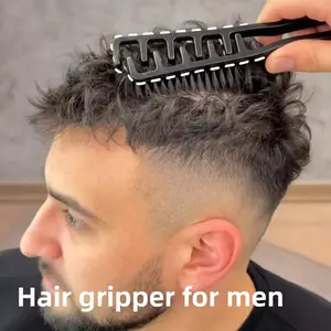 Men's Styling Comb, Plastic Material, Portable and Easy to Store, Quick Hair Styling, High Crown Voluminous Hairstyle, Travel and Office Use