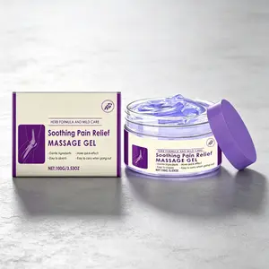 Herbal Soothing Pain Relief Massage Gel 100g – Fast Acting Formula – Quick Absorption – Relieves Muscle Pain, Joint Soreness & Stiffness – Gentle Ingredients – Easy to Carry – Daily Body Care