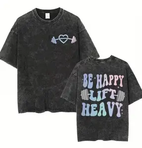 Everything Hurts and I M Hungry Funny T Shirts Men Women Vintage Washed Muscle Mommy Gym T Shirt Casual Cotton Oversized T-shirt