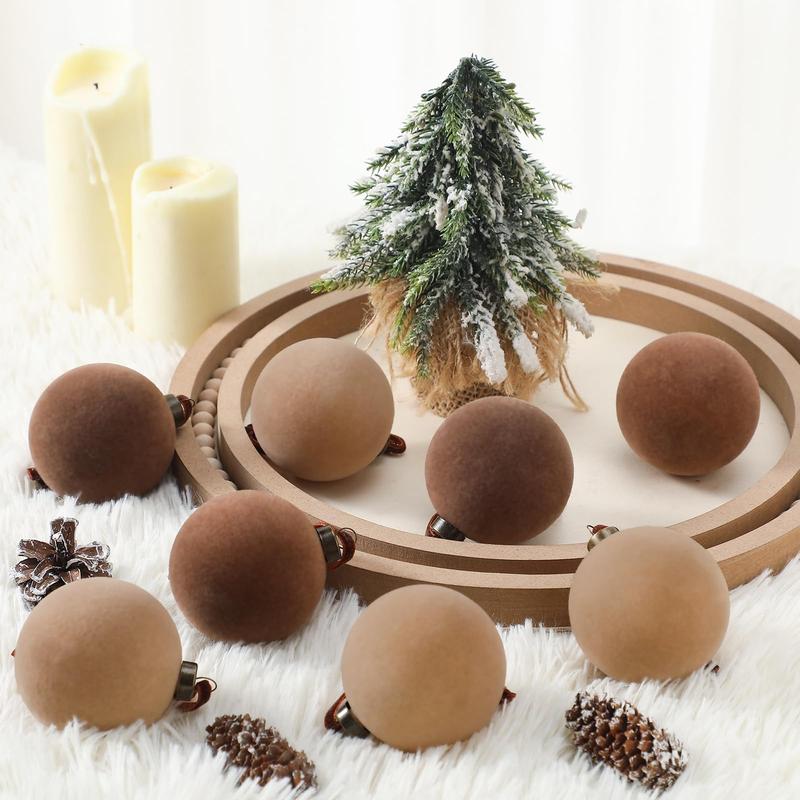 Christmas Clearance Sale Velvet Christmas Ornaments Burgundy Christmas Decor Flocked Christmas Balls Christmas Tree Bows Multicolor Christmas   Decorations for Xmas Tree Wall Front Door Porch Home Holiday Wedding Party Christmas Gifts Navidad Decoración