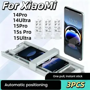 3-Pack High-Definition Ceramic Smartphone Screen Protector for Xiaomi 14pro/14ultra/15pro/15ultra/15s Pro, Bubble-Free, Scratch-Resistant, Easy Install, Accessories