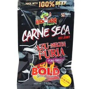 HOT!!! Sr. Michelado Carne Seca - Crunchy Beef Jerky - Azu Mecha Furia BOLD 2.5oz