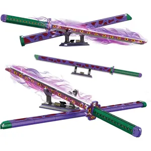 ANIME SWORD BUILDING KIT: This building kit is a detailed replica of the Kokushibou sword, designed with 789 pieces for a fun and immersive building experience, perfect for adult building block sets enthusiasts and anime fans EDUCATIONAL TOYS WITH REALIST