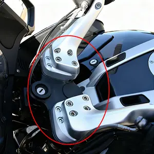 Motorcycle Handlebar Riser Kit for Bmw R Series, Adjustable Height Handlebars, Comfortable Riding Position Adjuster, Durable Material