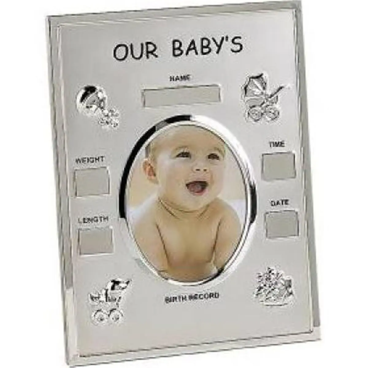 Leeber 88381 7 x 9.75 in. Baby Record Plaque