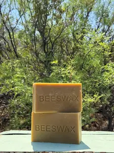 1 lb Natural Beeswax Bar