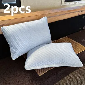 2pcs cold silk pillow pillow core, hotel quality household pillow, soft skin sleep pillow