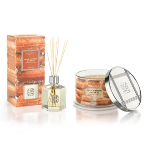 HomeWorx by Slatkin + Co. Reed Diffuser & Candle Set- Fall