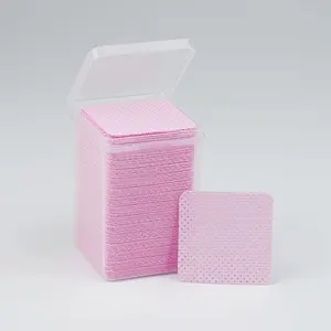 200pcs/box Soft Non-Woven Lint Free Nail Wipes for Nail Polish Remover, Eyelash Extensions and Nail Art- DIY Nail Supplies, Nail Care -Nail Polish Remover Pads, Nail Polish Remover Wipes, Nail Products