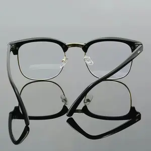 Simple Full Frame Square Anti-blue Light Eyeglasses, Basic Fashion Eyeglasses for Women & Men, Fashion Eyeglasses for Work, Daily Clothing Decor, Lightweight Eyeglasses