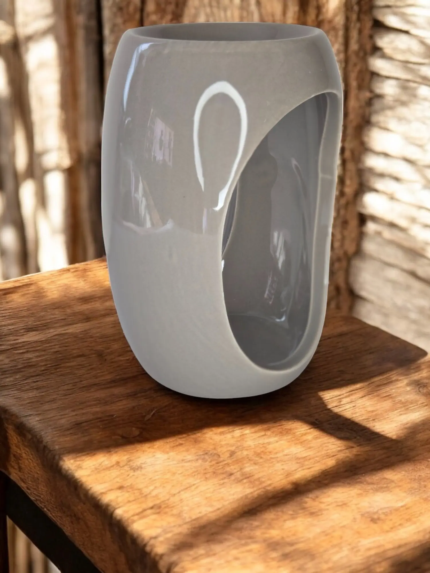 Grey Wax Warmer for wax melts