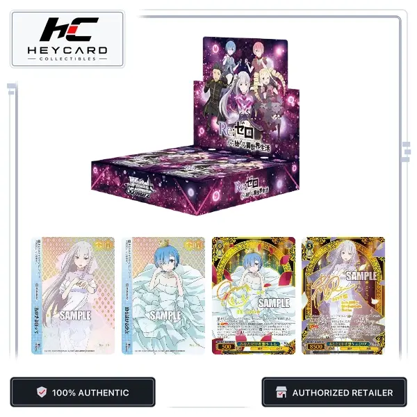 Weiss Schwarz Re:0 Starting Life in Another World Vol.4 Booster Box(JP): Trading Card Game(Live Rip)