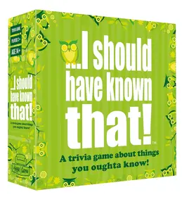 I Should Have Known That Trivia Card Game 110 Cards Fun Party Quiz Game Set for Friends & Family