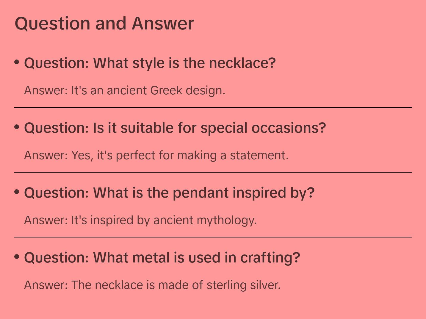 Medusa Snakes Necklace