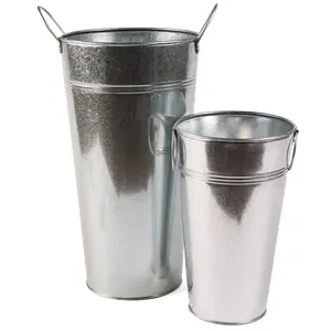 Galvanized Display Bucket