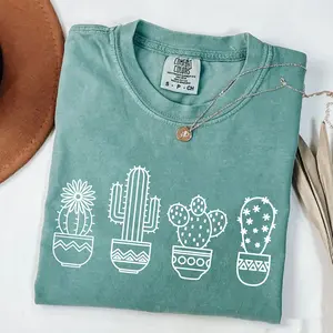 Comfort Colors Cactus Shirt, Plant Lover Shirt, Crazy Plant Lady Crewneck, Gardening, Cactus Gifts, Comfort Colors Shirt
