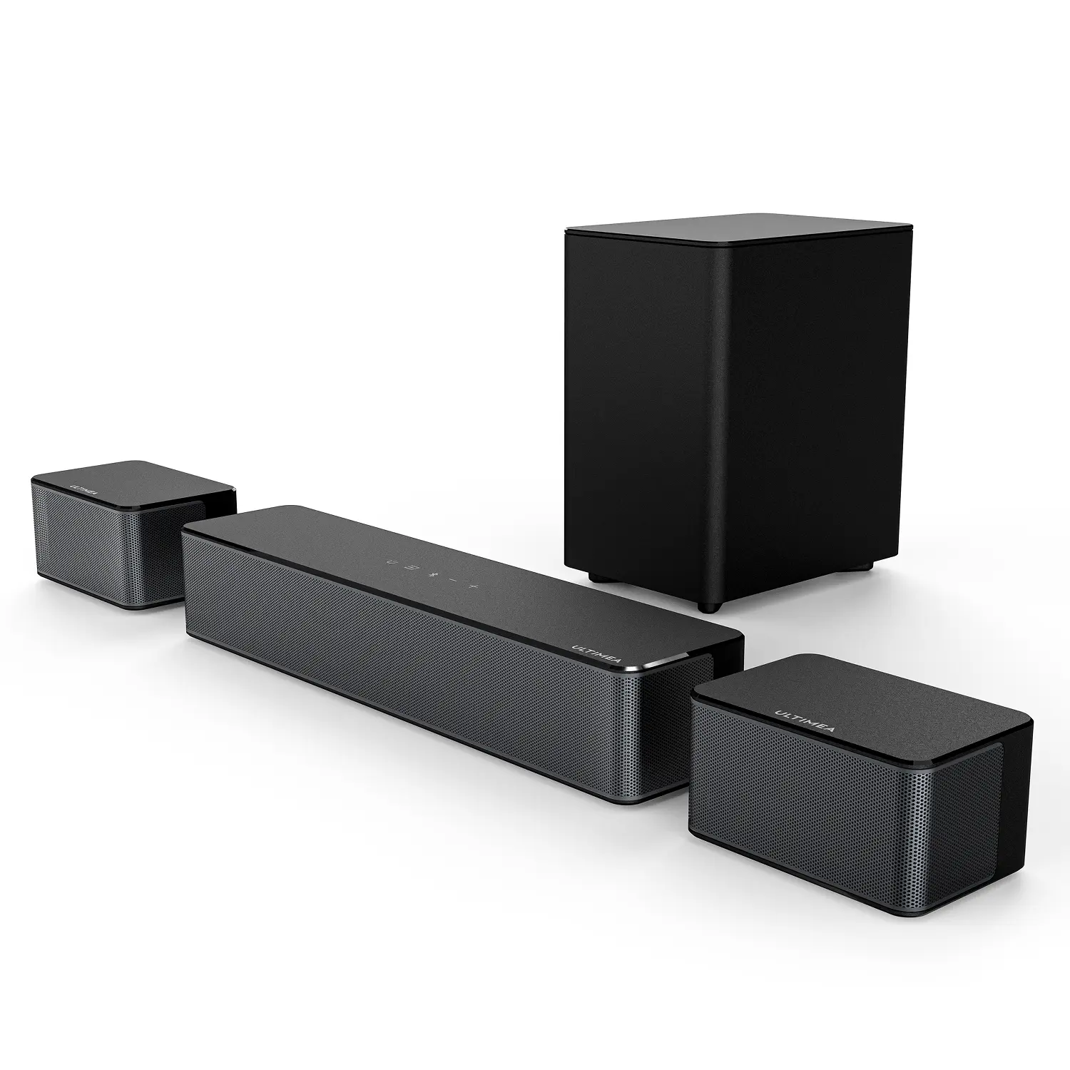 ULTIMEA 5.1 Sound Bar, 352W Surround Sound System for TV, 3D Sound Bars for Smart TV with Subwoofer, Adjustable Surround and Bass, Home Audio Soundbars for TV, HDMI ARC, Poseidon M3T#SummerVibes