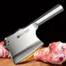 【DealsforYouDays】1PC Bone Cutting Knife, Heavy-duty Butcher Chopping Knife, Kitchen Stainless Steel Thickened Blade and Ergonomic Handle, Multifunctional Professional Cutting Tool for Home and Restaurant Use，Ideal Gift，best gift