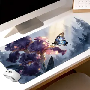 LIVEKEY Extended Cute Large Mouse Pad Desk Mat (31.5x15.7in)   Desktop Accessory  Gaming Desk Accessories  Non Slip  Stitched Edges  Durable  Game Precision  Large Area  PC Compatible for Gaming & Office Aesthetic Setup