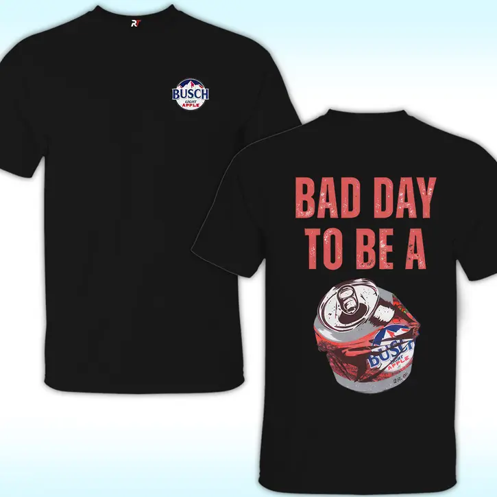 Bad Day to Be a Bapple Shirt, Busch Light Apple, Gift For Dad, Gift For Husband, Midweight Cotton Shirt
