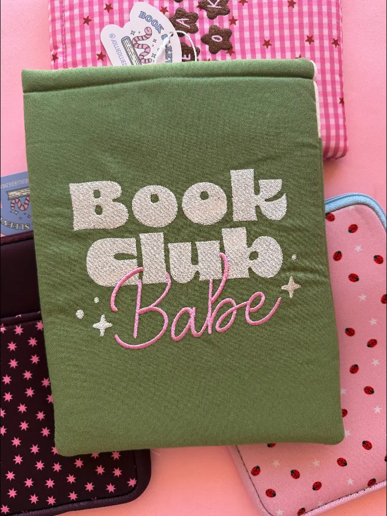 Green Book Club Babe Book & Kindle/E-Reader Sleeve