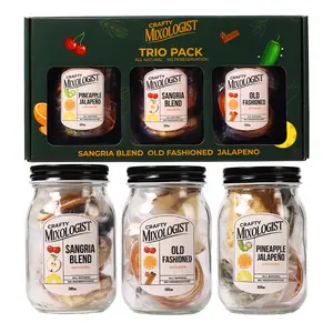Infusion In A Jar Trio Pack - Cocktail Infusion Kit Gift Set