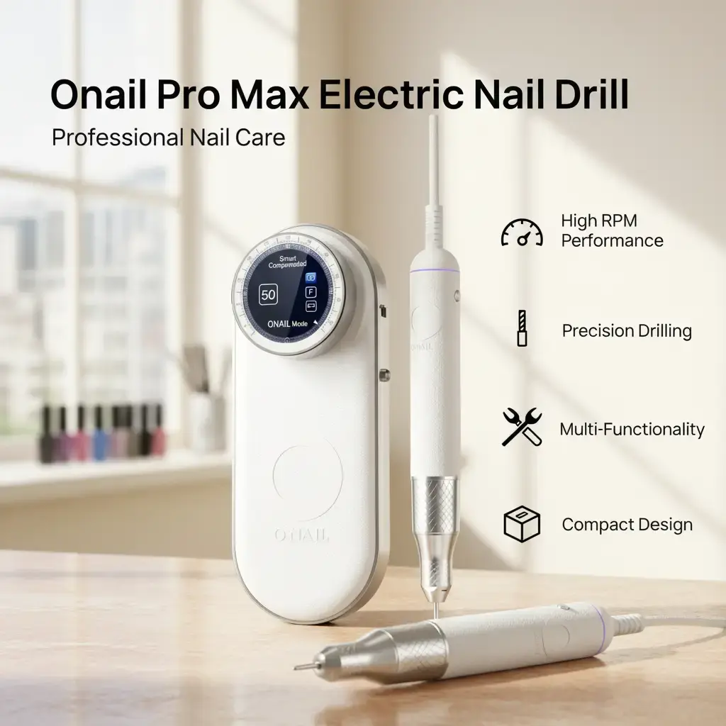 ONAIL Pro Max Electric Nail Drill, Professional Nail Care Tool for Manicure & Pedicure