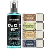 Sea Salt Hairspray + 4pk Solid Cologne 