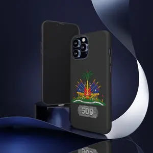Haiti Coat of Arms 509 Phone Case | Tough Case
